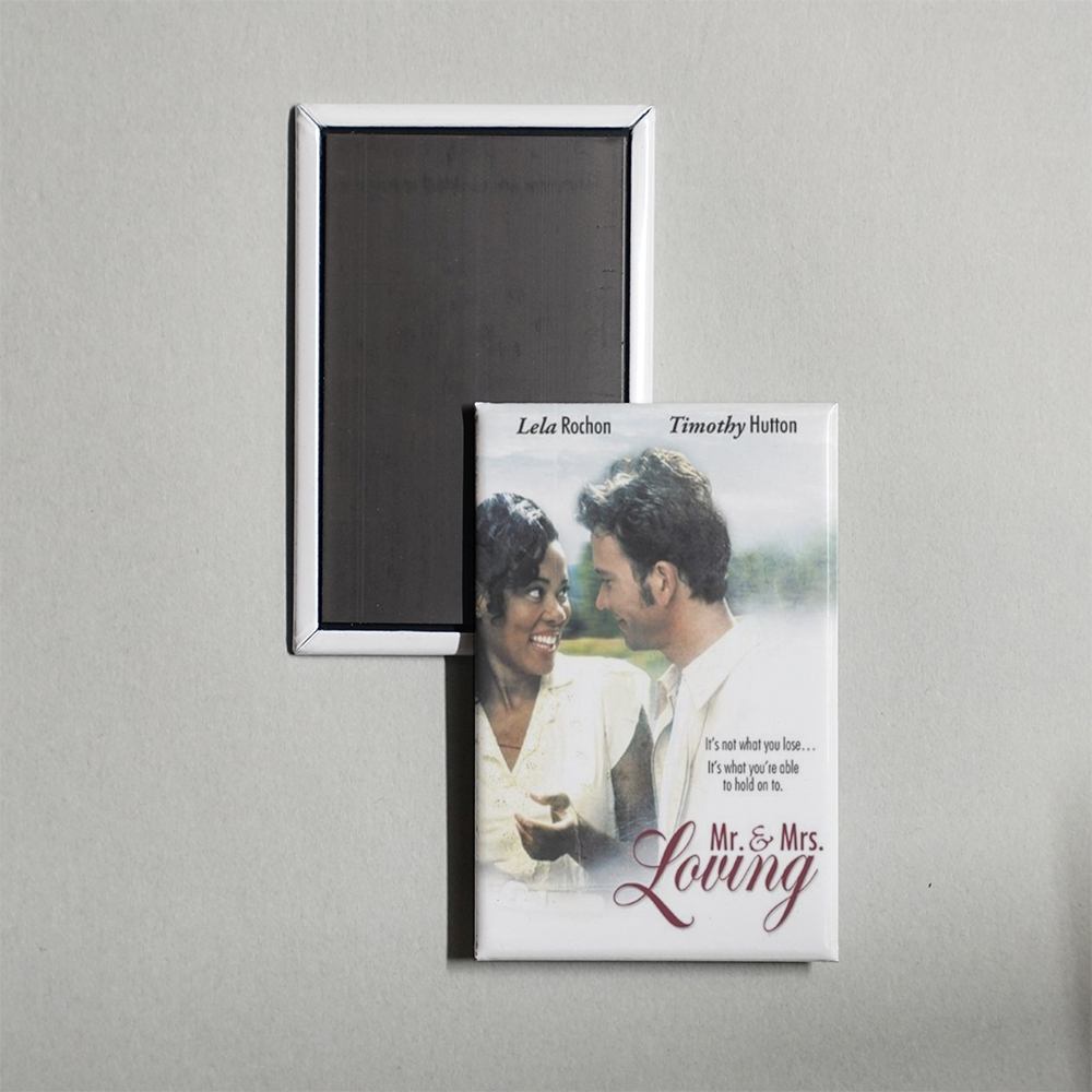 Mr. and Mrs. Loving Mini Movie Fridge Magnet