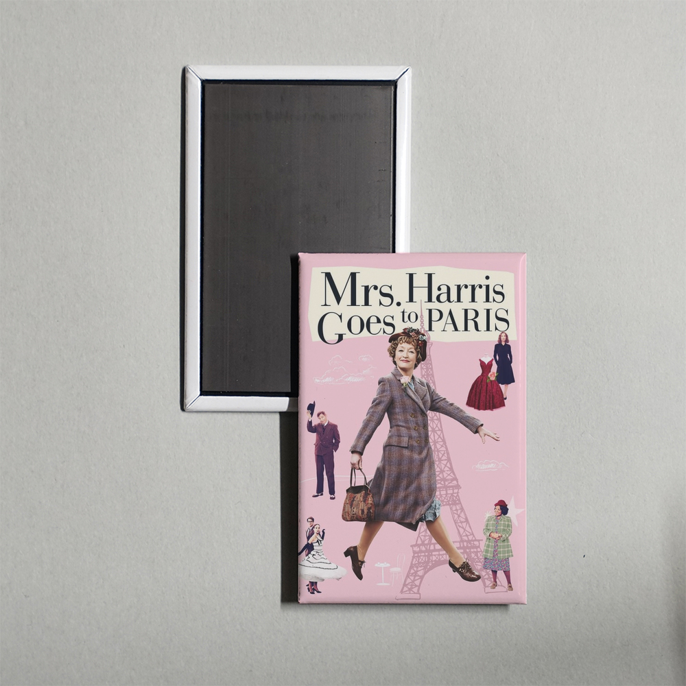 Mrs. Harris Goes to Paris Mini Movie Fridge Magnet