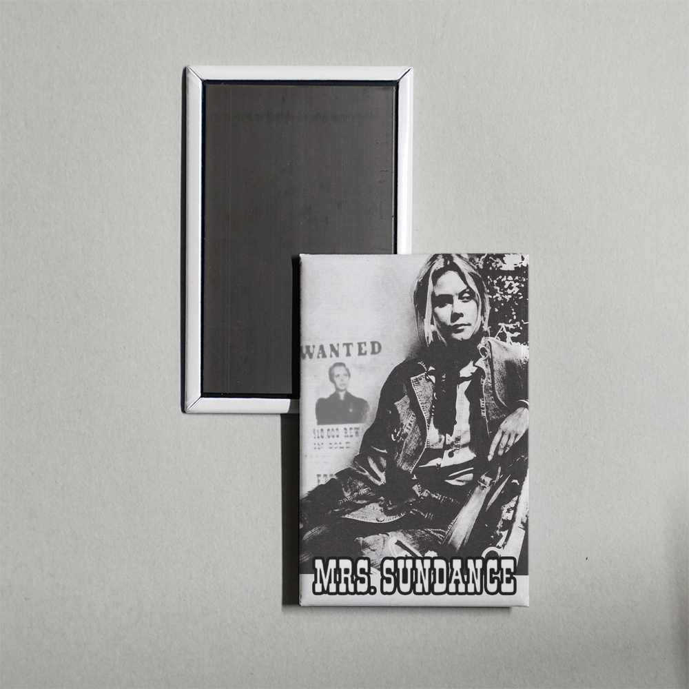 Mrs. Sundance Mini Movie Fridge Magnet