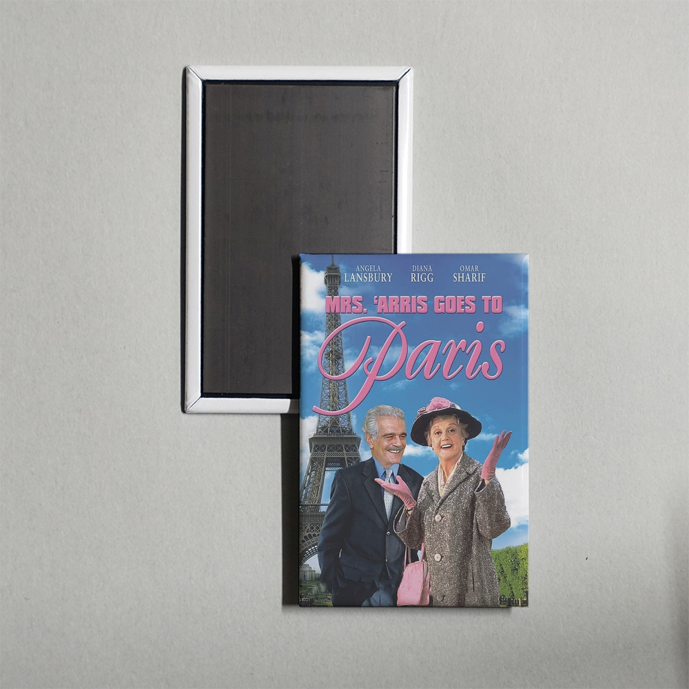 Mrs. 'Arris Goes to Paris Mini Movie Fridge Magnet