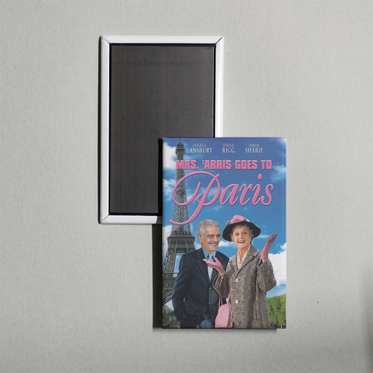 Mrs. 'Arris Goes to Paris Mini Movie Fridge Magnet