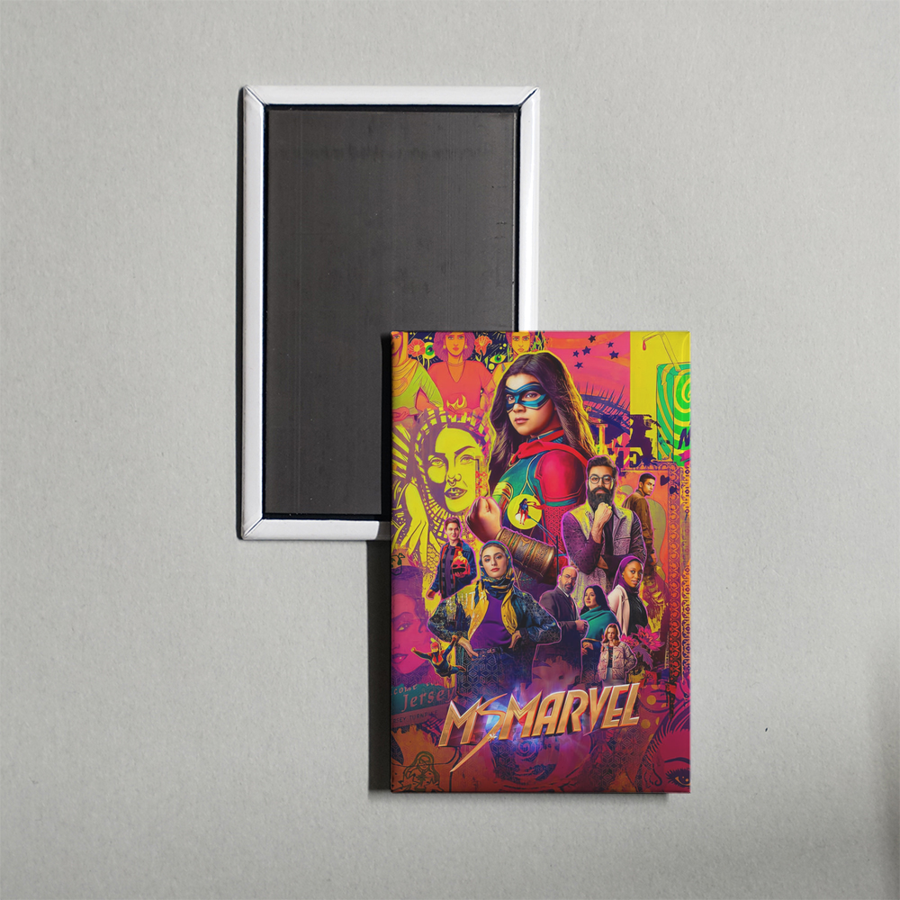 Ms. Marvel TV Show Fridge Magnet