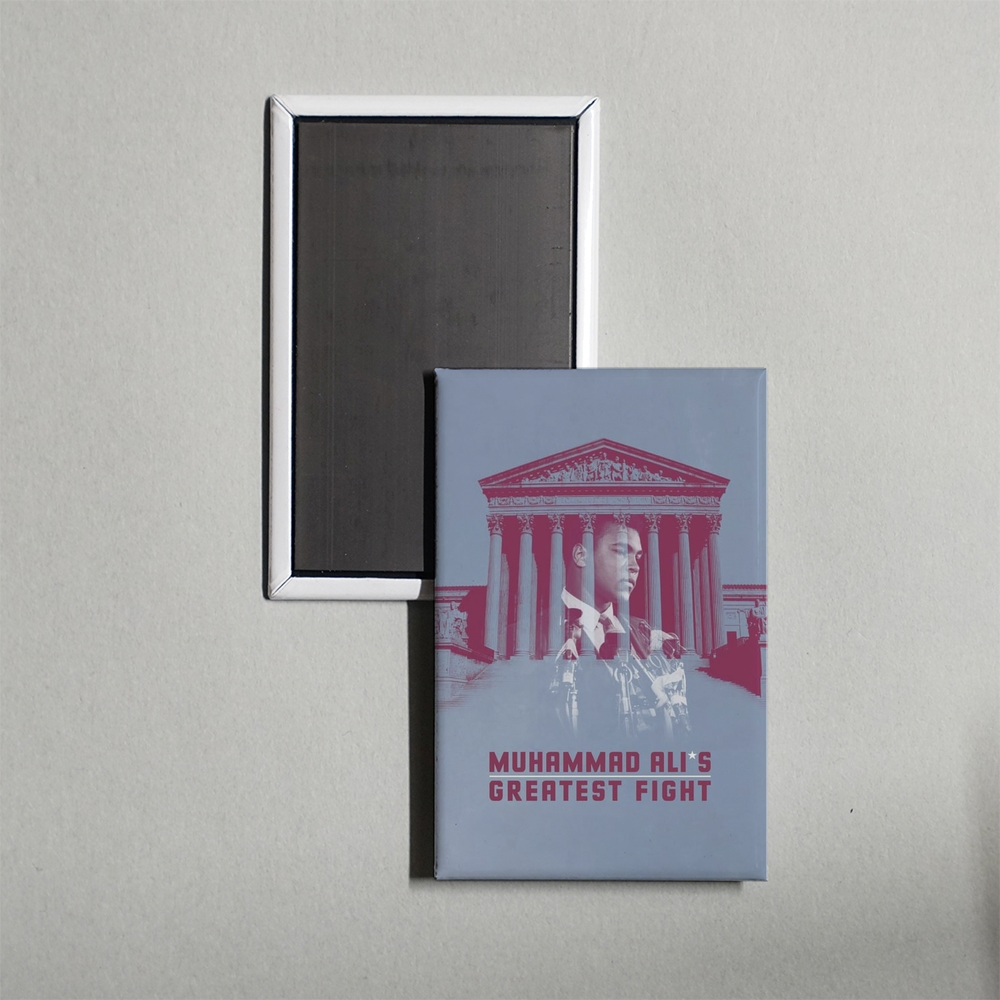 Muhammad Ali's Greatest Fight Mini Movie Fridge Magnet