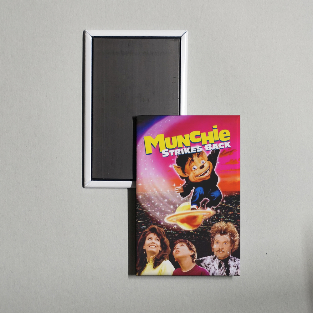 Munchie Strikes Back Mini Movie Fridge Magnet