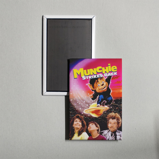 Munchie Strikes Back Mini Movie Fridge Magnet