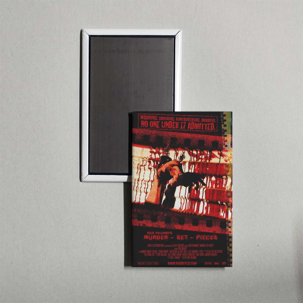 Murder-Set-Pieces Mini Movie Fridge Magnet