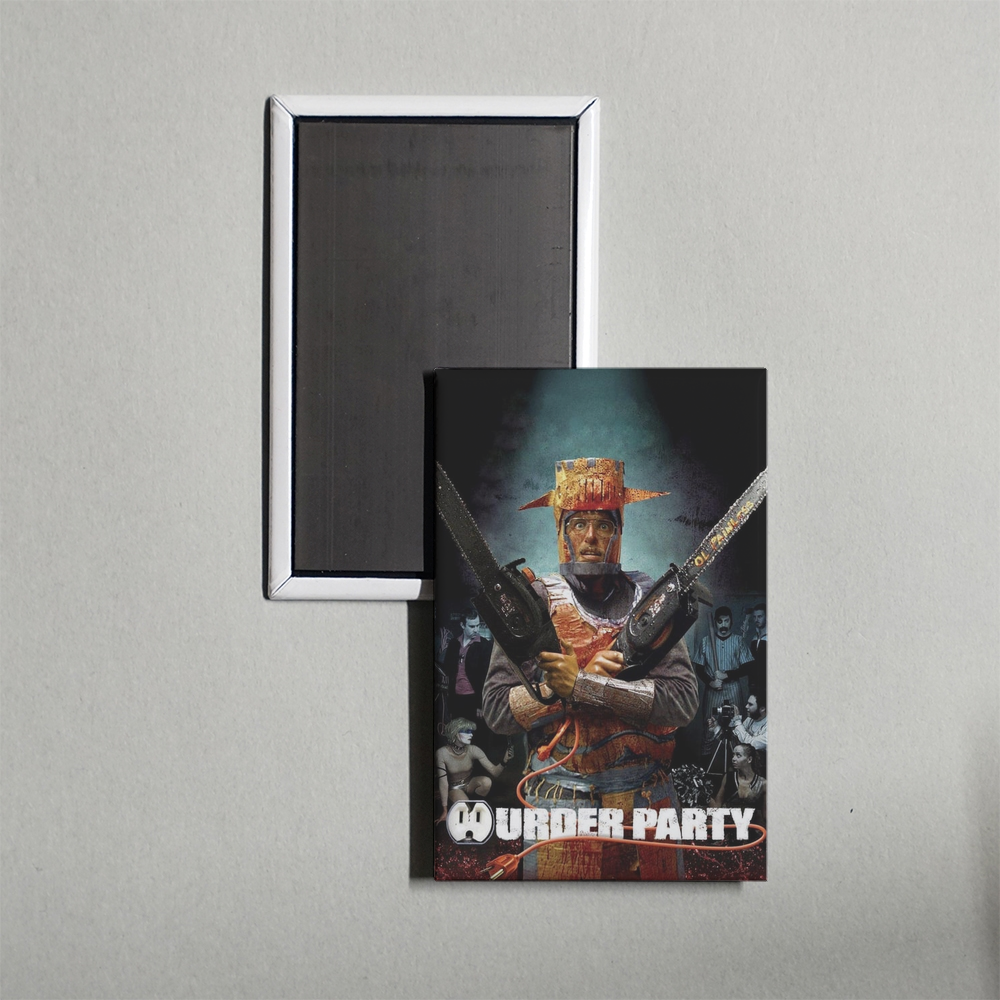 Murder Party Mini Movie Fridge Magnet