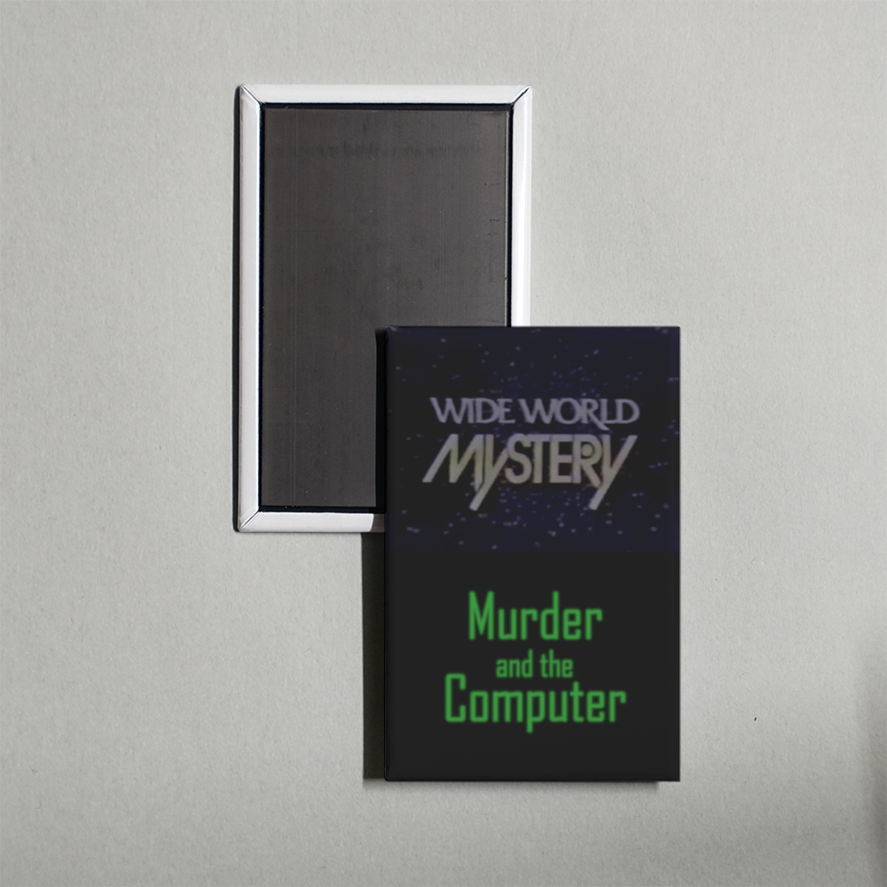 Murder and the Computer Mini Movie Fridge Magnet