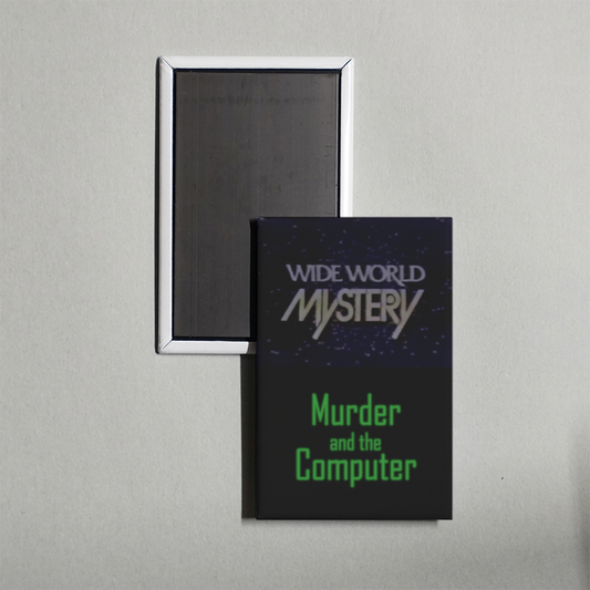 Murder and the Computer Mini Movie Fridge Magnet