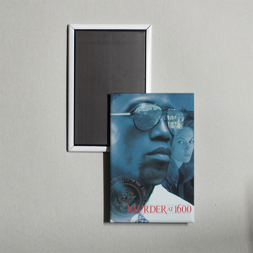 Murder at 1600 Mini Movie Fridge Magnet