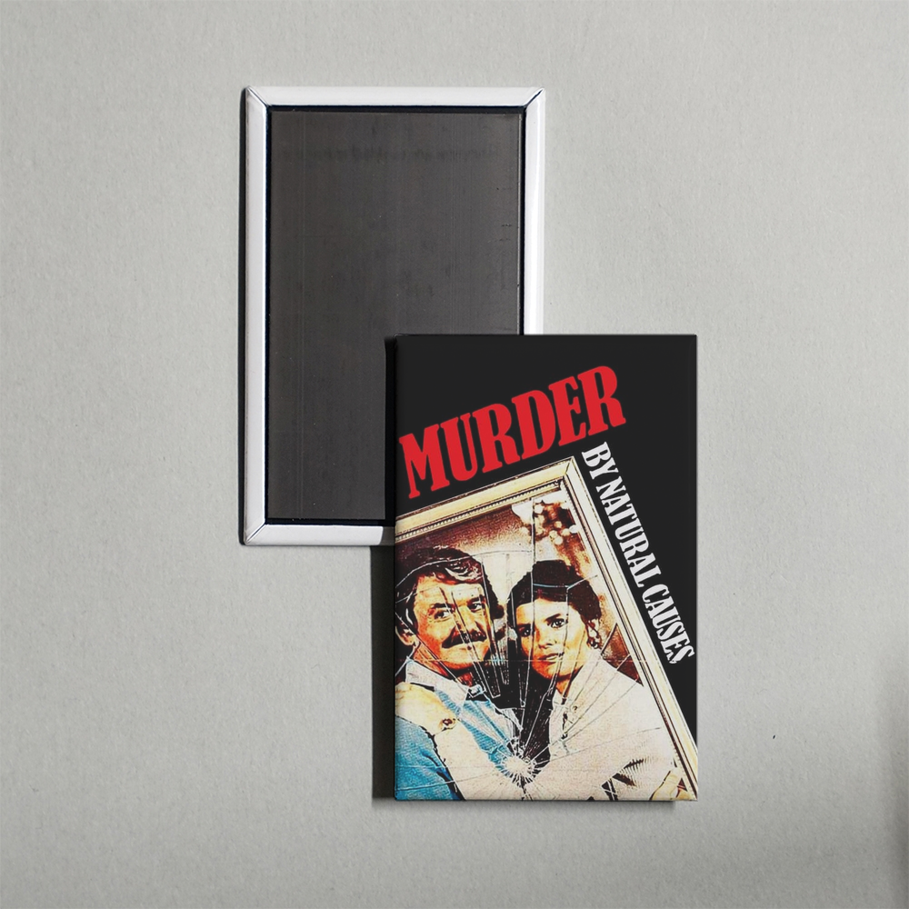 Murder by Natural Causes Mini Movie Fridge Magnet