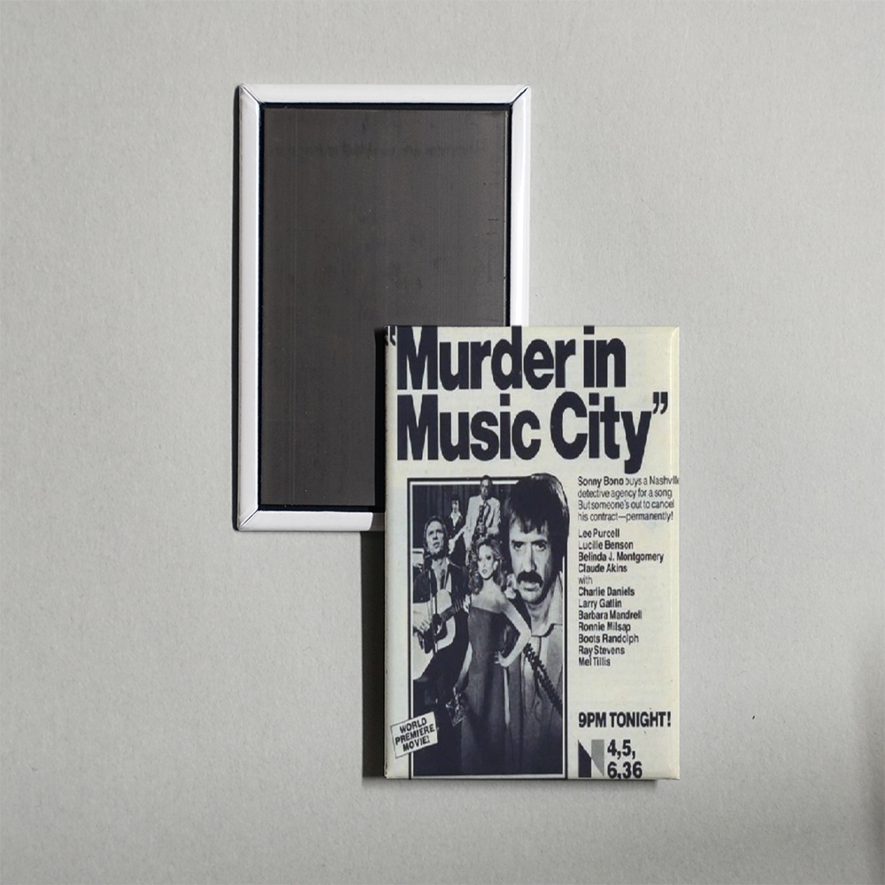 Murder in Music City Mini Movie Fridge Magnet