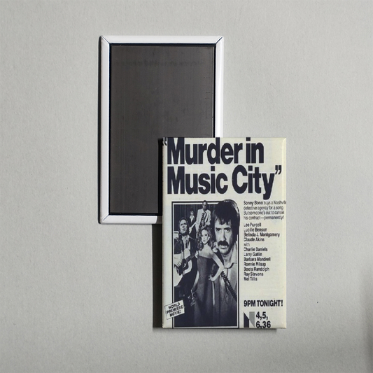 Murder in Music City Mini Movie Fridge Magnet