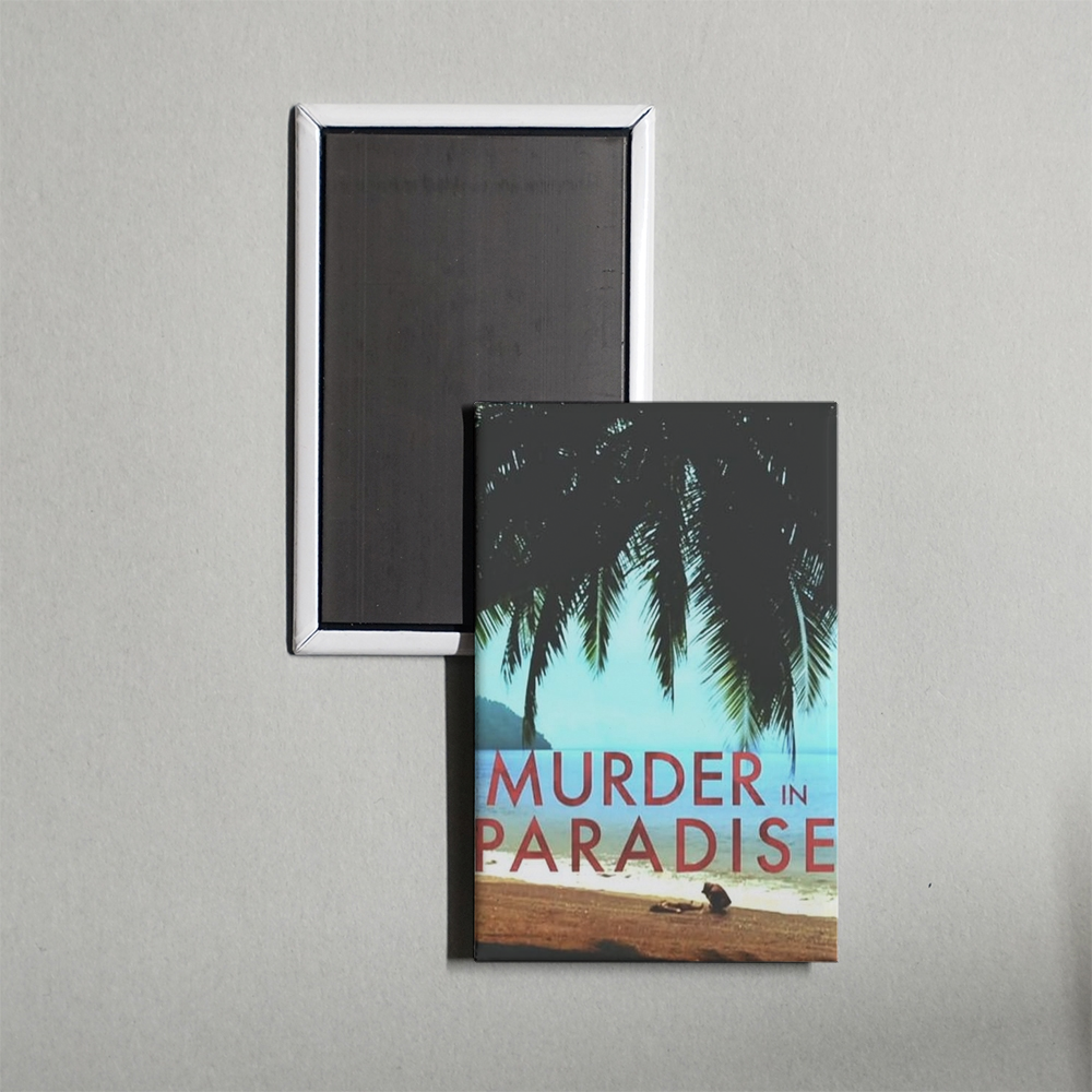 Murder in Paradise Mini Movie Fridge Magnet