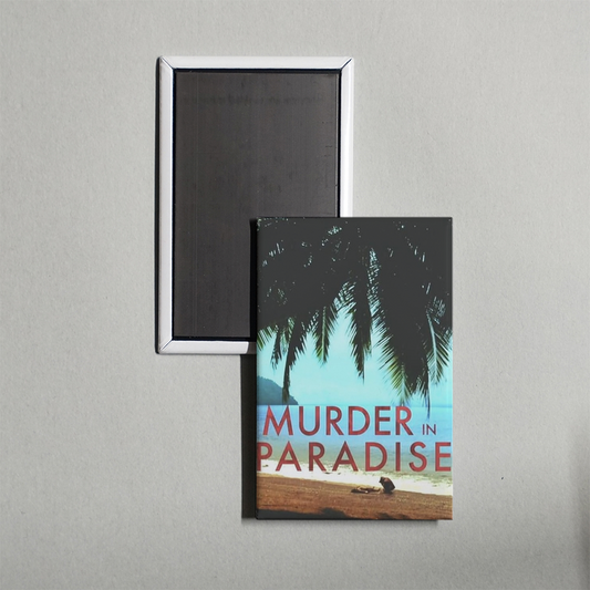 Murder in Paradise Mini Movie Fridge Magnet
