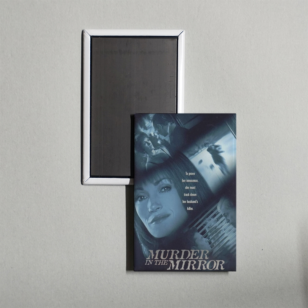 Murder in the Mirror Mini Movie Fridge Magnet