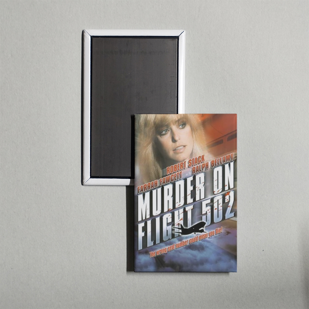 Murder on Flight 502 Mini Movie Fridge Magnet
