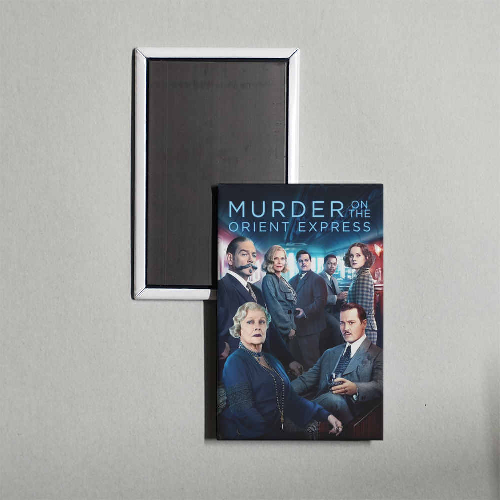 Murder on the Orient Express Mini Movie Fridge Magnet