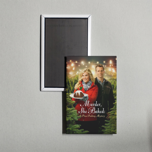 Murder, She Baked A Plum Pudding Mystery Mini Movie Fridge Magnet