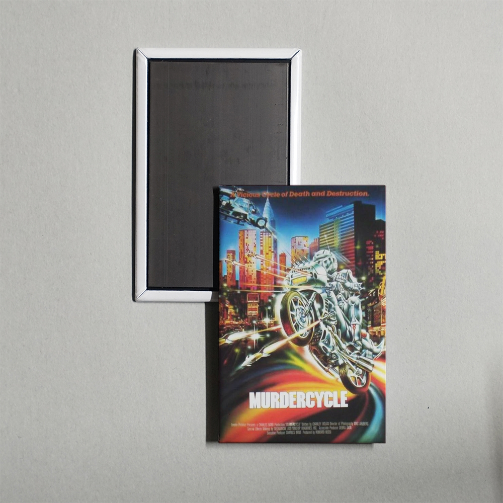 Murdercycle Mini Movie Fridge Magnet