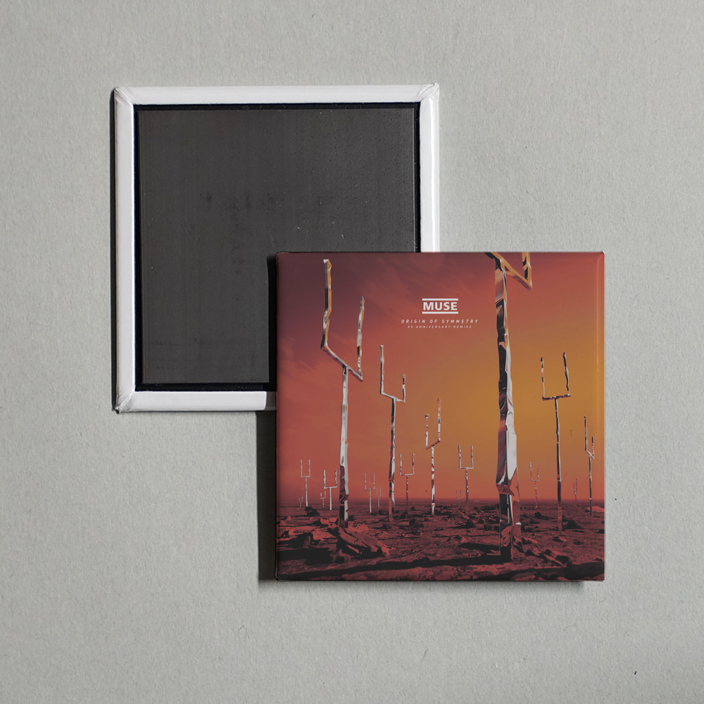 Muse - Origin of Symmetry (XX Anniversary RemiXX) Album Cover Fridge Magnet
