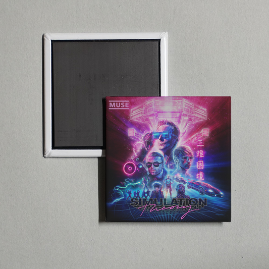 Muse - Simulation Theory (Super Deluxe) Album Cover Fridge Magnet