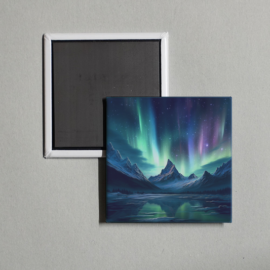 Music from the Firmament - 7.83 Hz Frequency of the Earth Rooted in Serenity Album Cover Fridge Magnet