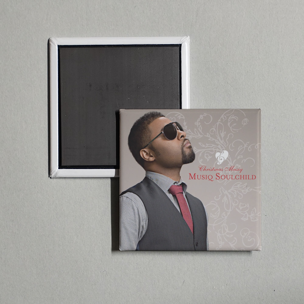 Musiq Soulchild - Christmas Musiq Album Cover Fridge Magnet