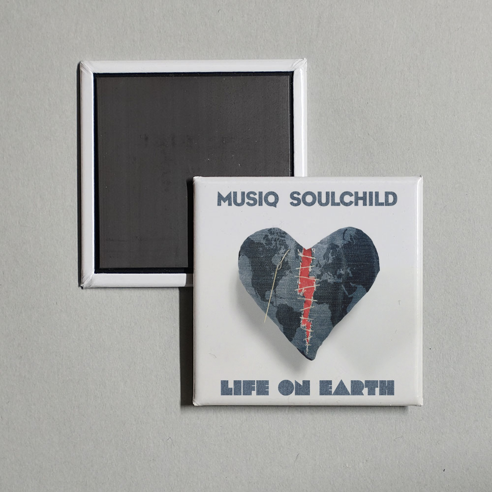 Musiq Soulchild - Life on Earth (Deluxe Edition) Album Cover Fridge Magnet