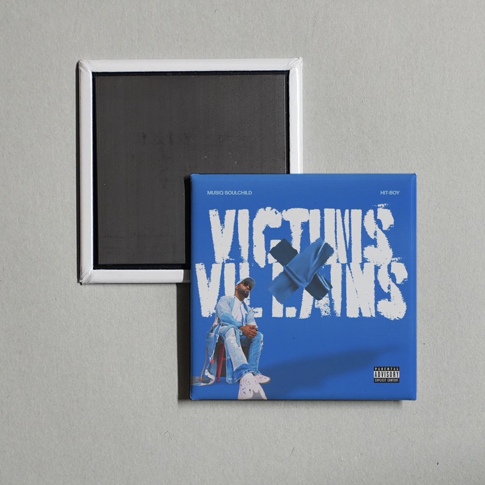 Musiq Soulchild - Victims & Villains Album Cover Fridge Magnet