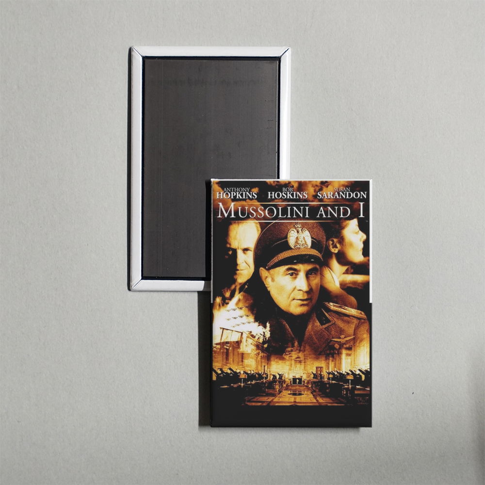 Mussolini and I TV Show Fridge Magnet