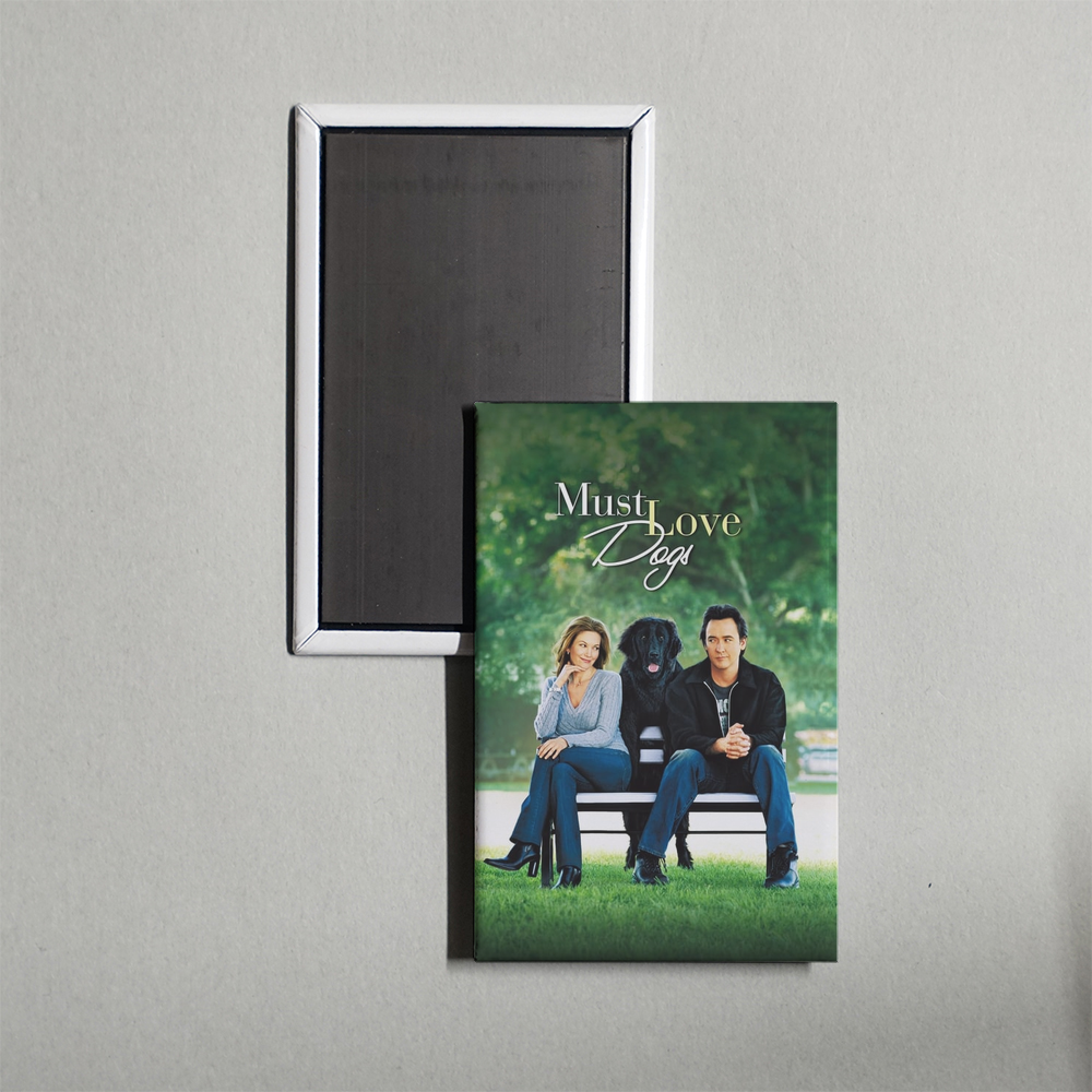 Must Love Dogs Mini Movie Fridge Magnet