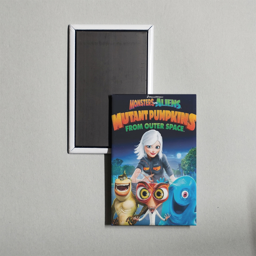 Mutant Pumpkins from Outer Space Mini Movie Fridge Magnet