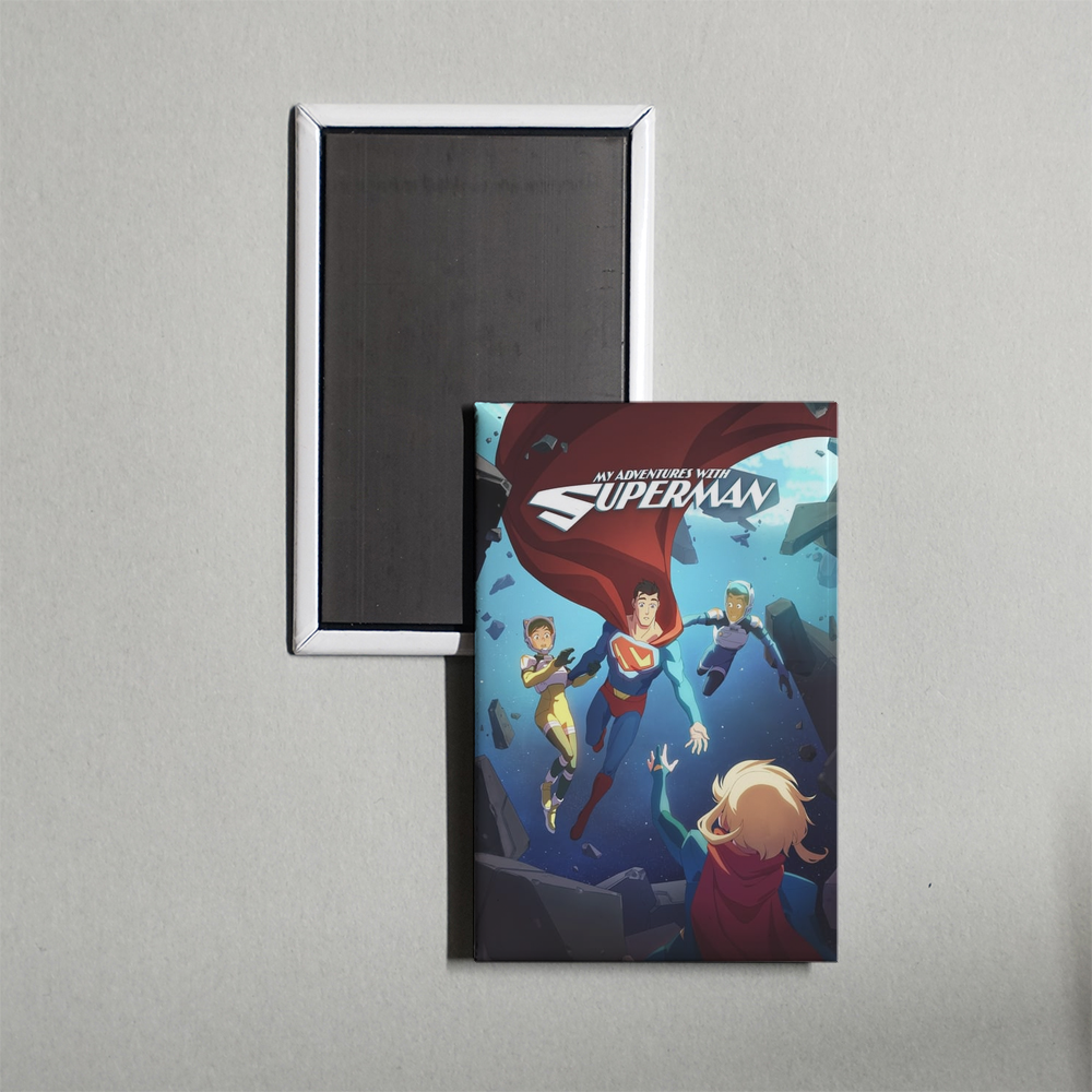 My Adventures with Superman TV Show Fridge Magnet