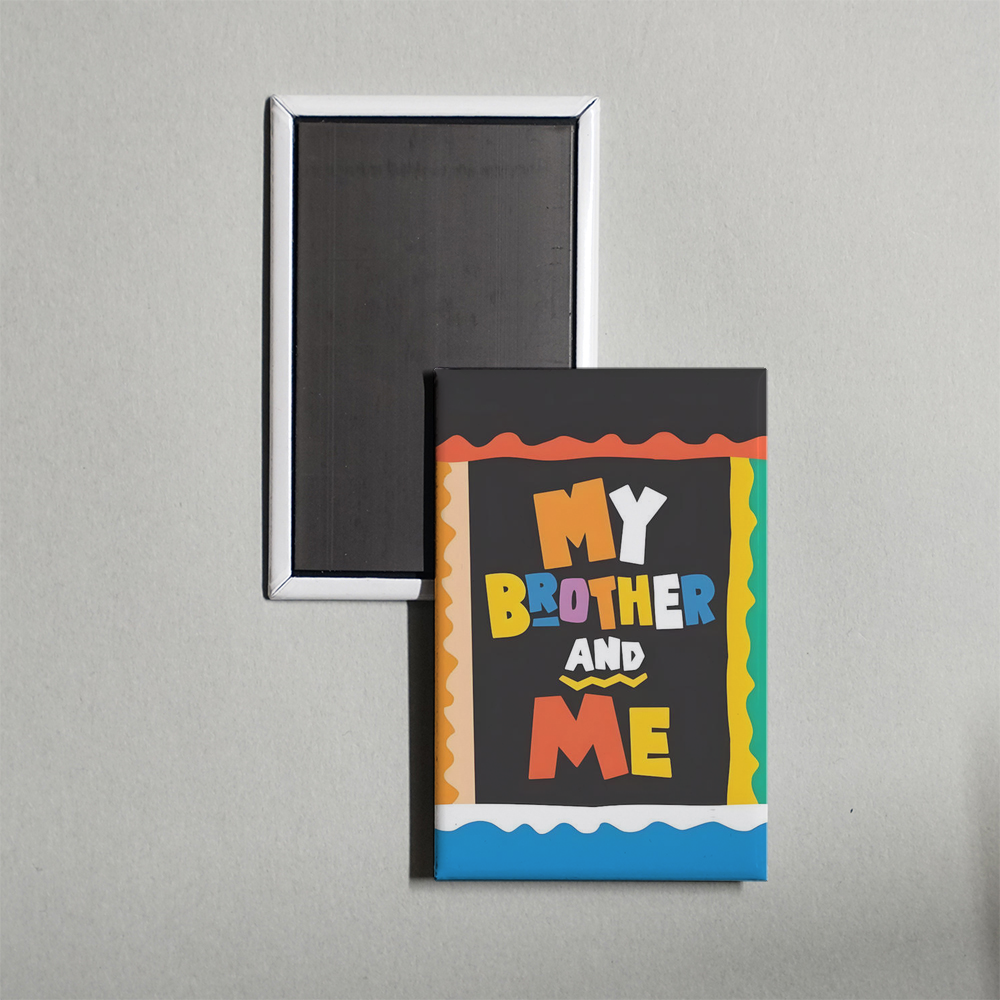 My Brother and Me TV Show Fridge Magnet