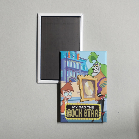 My Dad the Rock Star TV Show Fridge Magnet