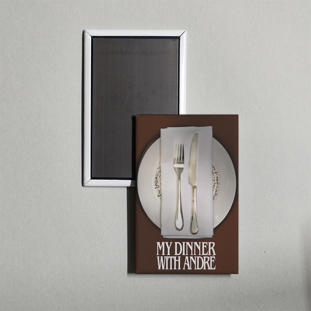 My Dinner with Andre Mini Movie Fridge Magnet