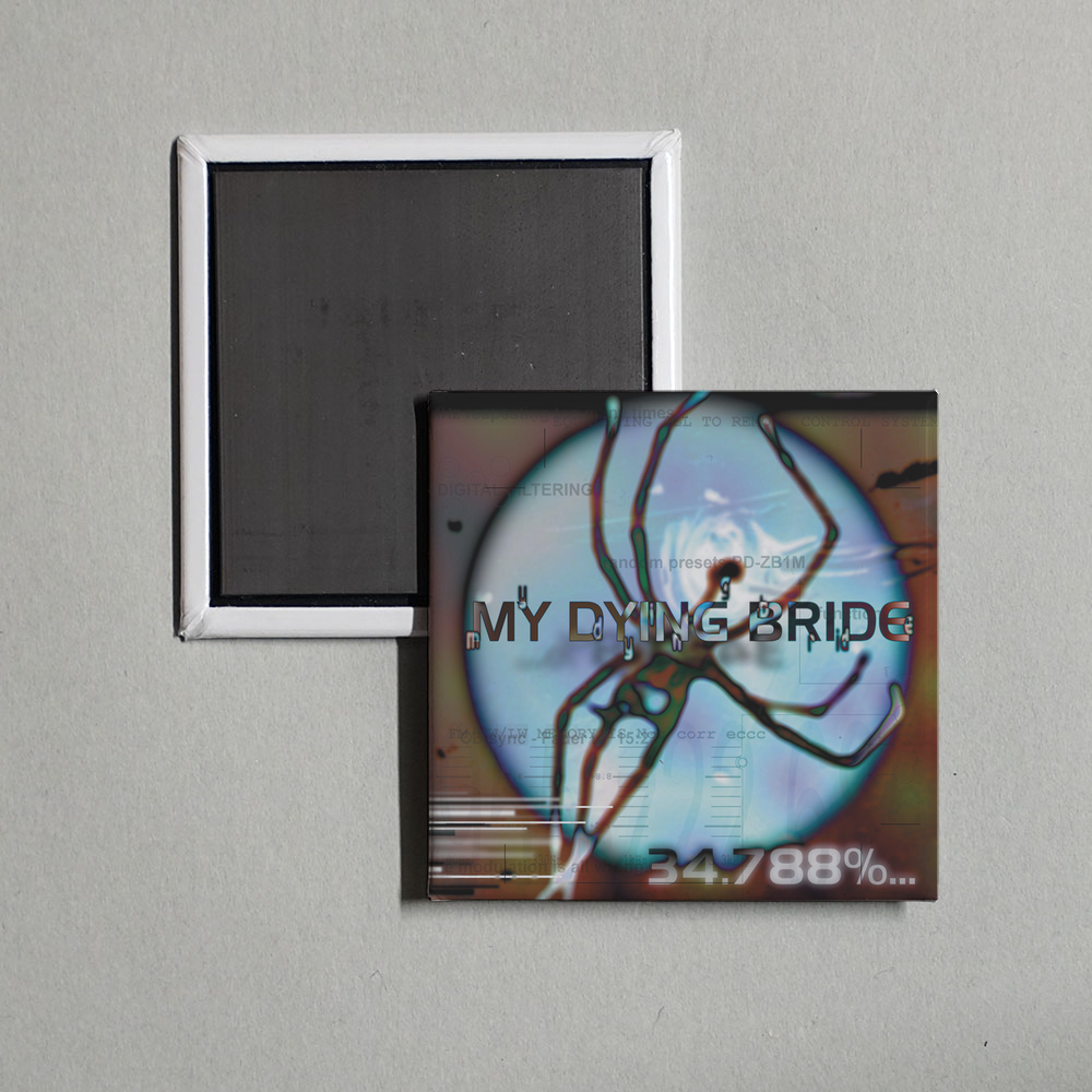 My Dying Bride - 34.788%... Complete Album Cover Fridge Magnet