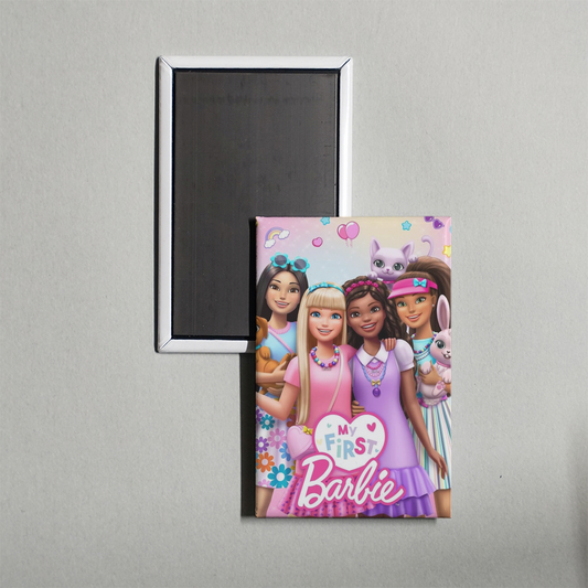My First Barbie Happy DreamDay Mini Movie Fridge Magnet