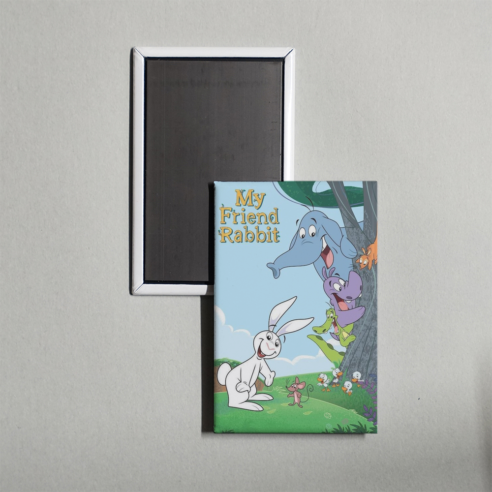 My Friend Rabbit TV Show Fridge Magnet