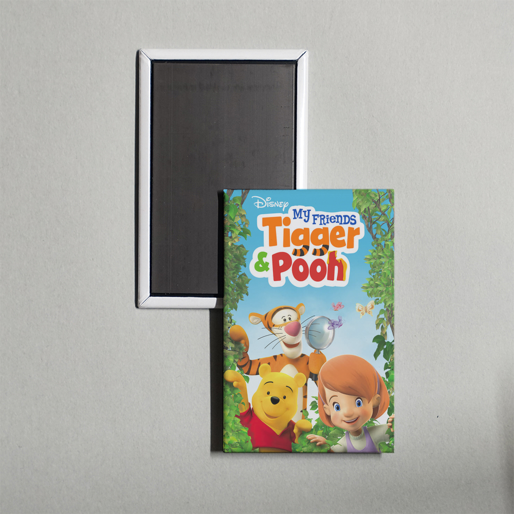 My Friends Tigger & Pooh TV Show Fridge Magnet