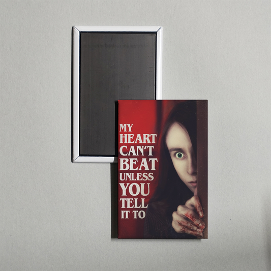 My Heart Can't Beat Unless You Tell It To Mini Movie Fridge Magnet