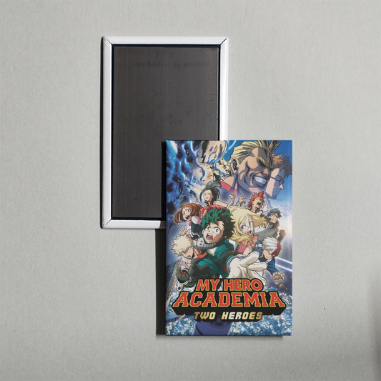 My Hero Academia Two Heroes Mini Movie Fridge Magnet