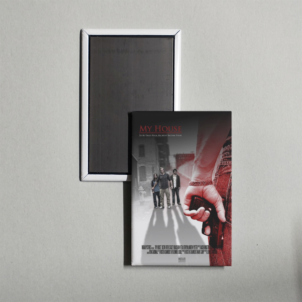 My House Mini Movie Fridge Magnet