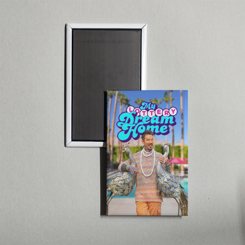 My Lottery Dream Home TV Show Fridge Magnet