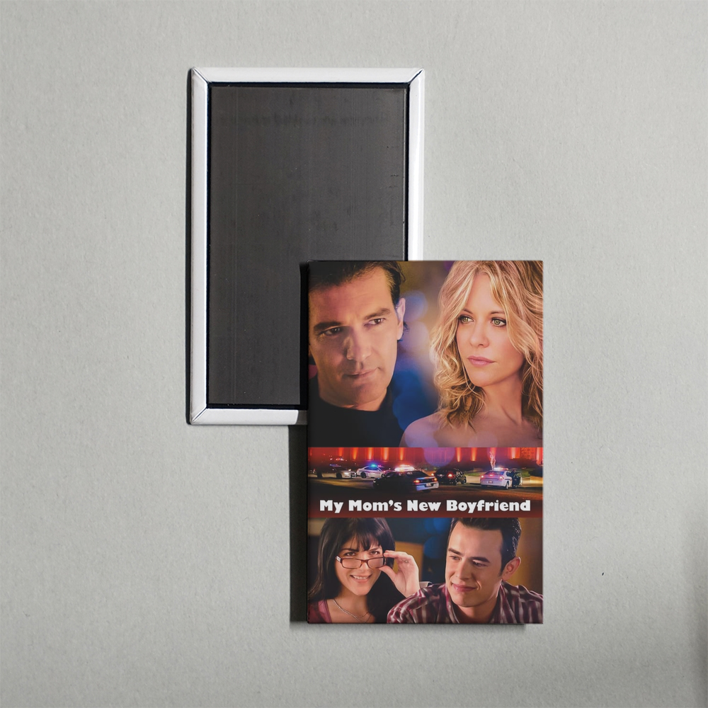 My Mom's New Boyfriend Mini Movie Fridge Magnet