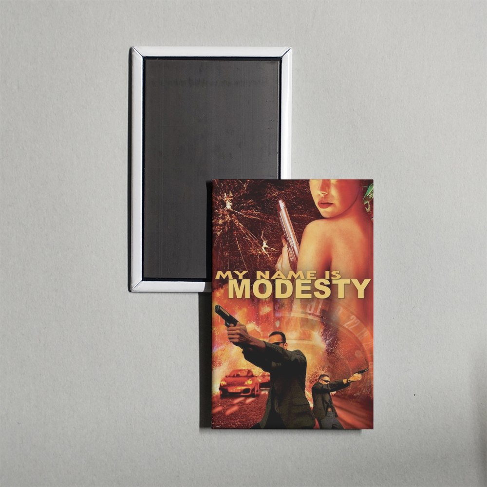 My Name Is Modesty A Modesty Blaise Adventure Mini Movie Fridge Magnet