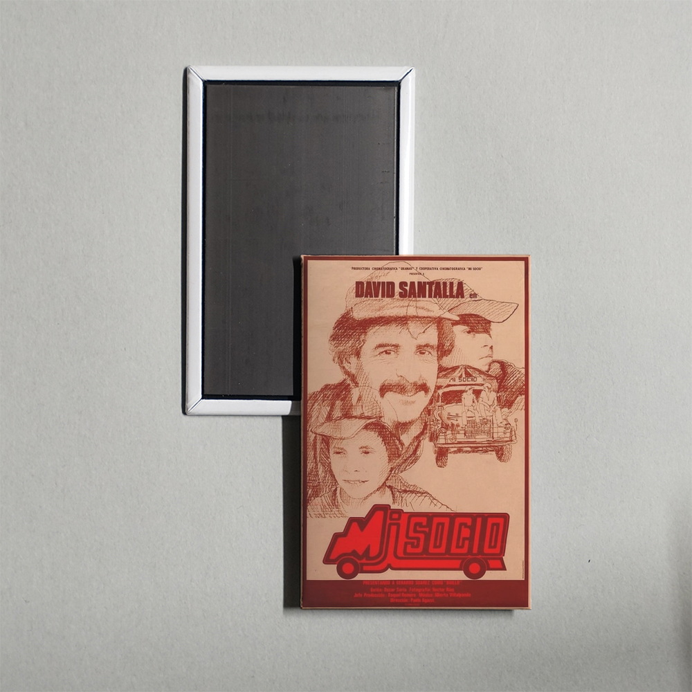My Partner Mini Movie Fridge Magnet