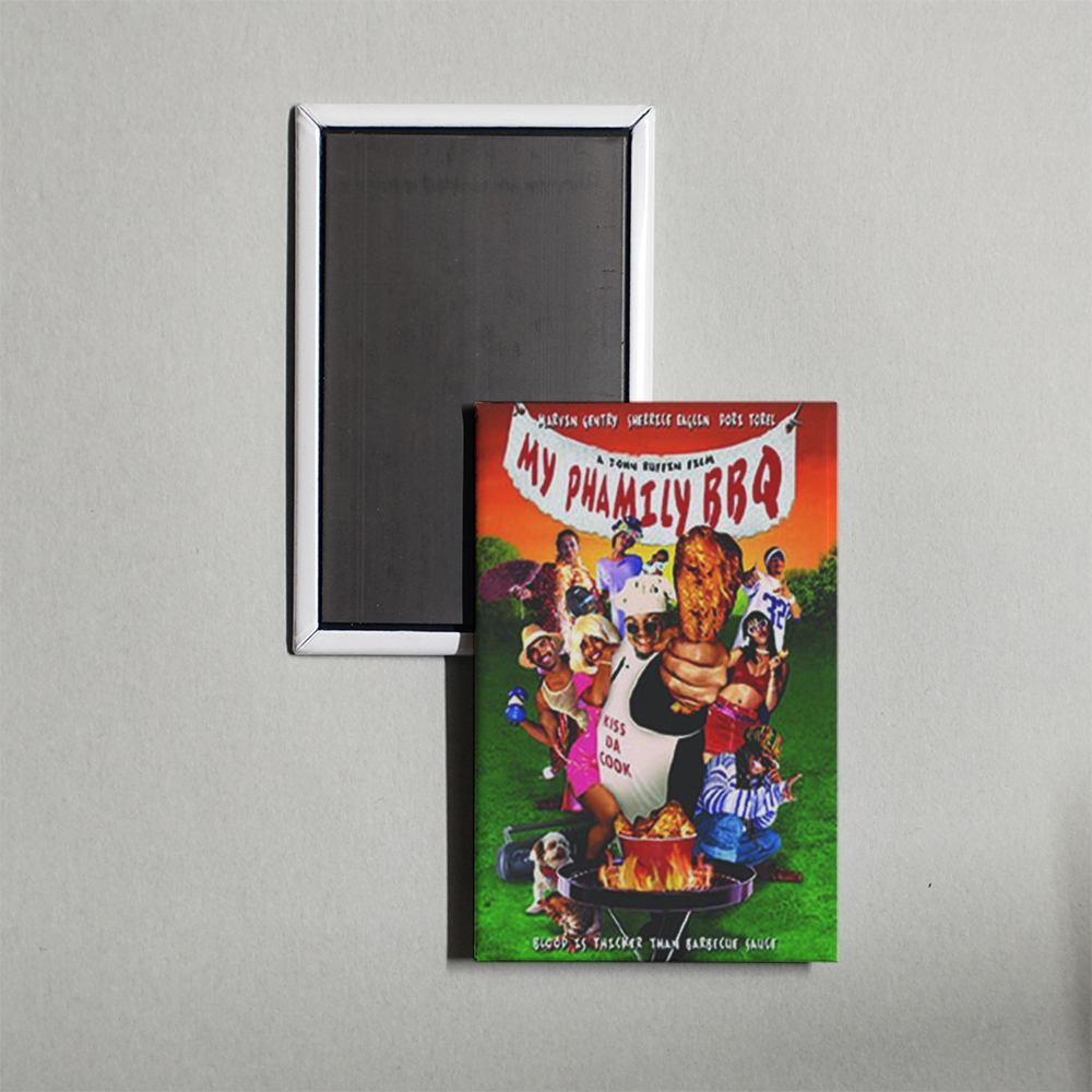 My Phamily BBQ Mini Movie Fridge Magnet