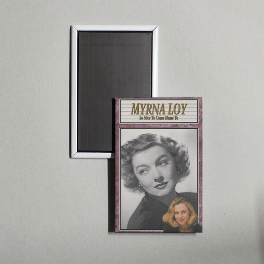 Myrna Loy So Nice to Come Home To Mini Movie Fridge Magnet
